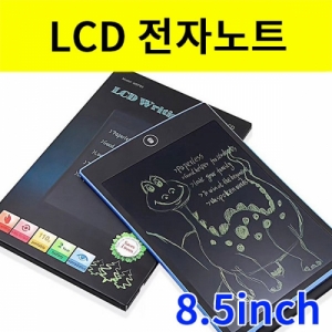 전자노트 LCD 전자칠판 놀이패드 8.5인치 스케치북KSCI-8128sb 버튼으로 전체삭제가능 놀이패드 스케치북 lcd 전자노트패드. 집콕 만들기키트 과학교구