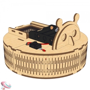 로봇청소기만들기 조립키트KSCI-8631 간단한 로봇청소기 만들기 조립키트. 집콕 만들기키트 과학교구