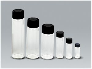 스크류캡바이알병(백색) 유리병 마개있는병KSCI-0125 마개있는 유리병 스크류캡 바이알병 백색. 집콕 만들기키트 과학교구
